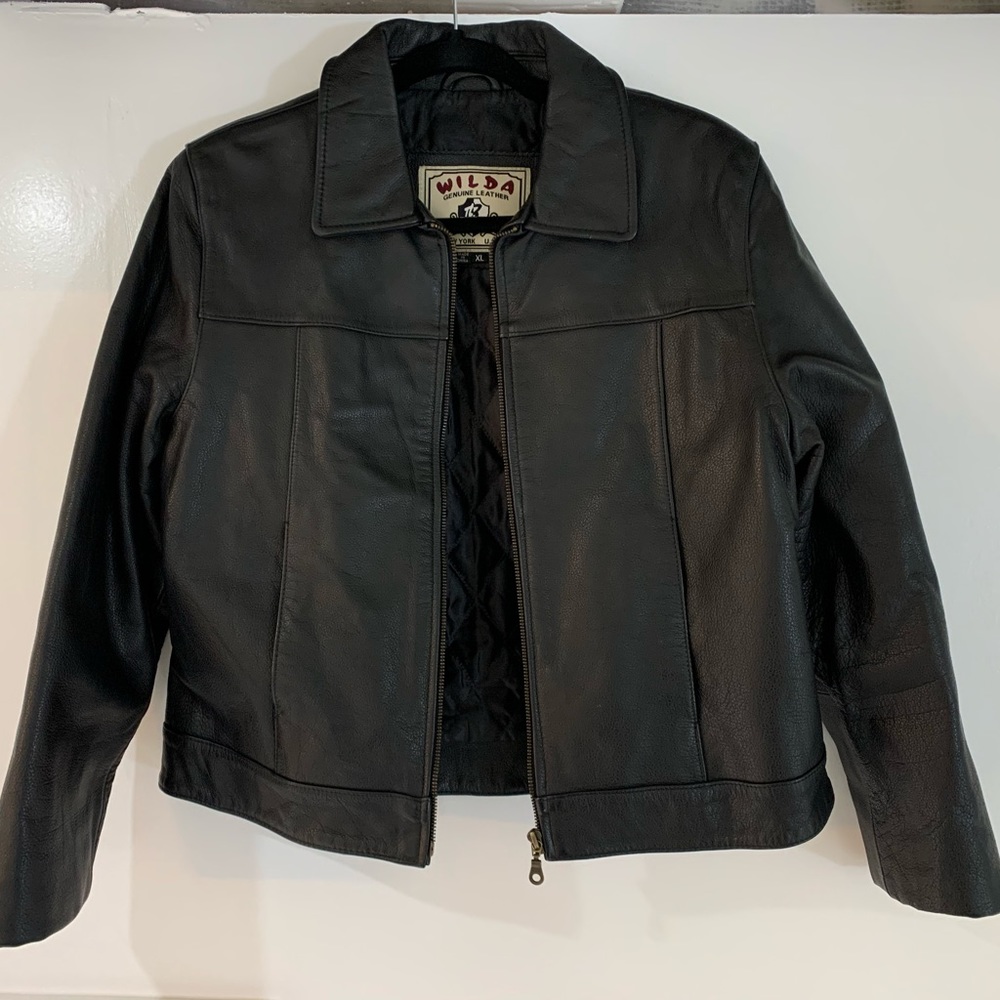 Leather jacket